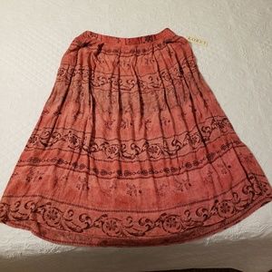 Coral vintage skirt